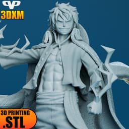Monkey D. Luffy STL for 3D Printing ChibiSTL 3DXM 3d model