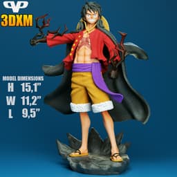 Monkey D. Luffy STL for 3D Printing ChibiSTL 3DXM 3d model