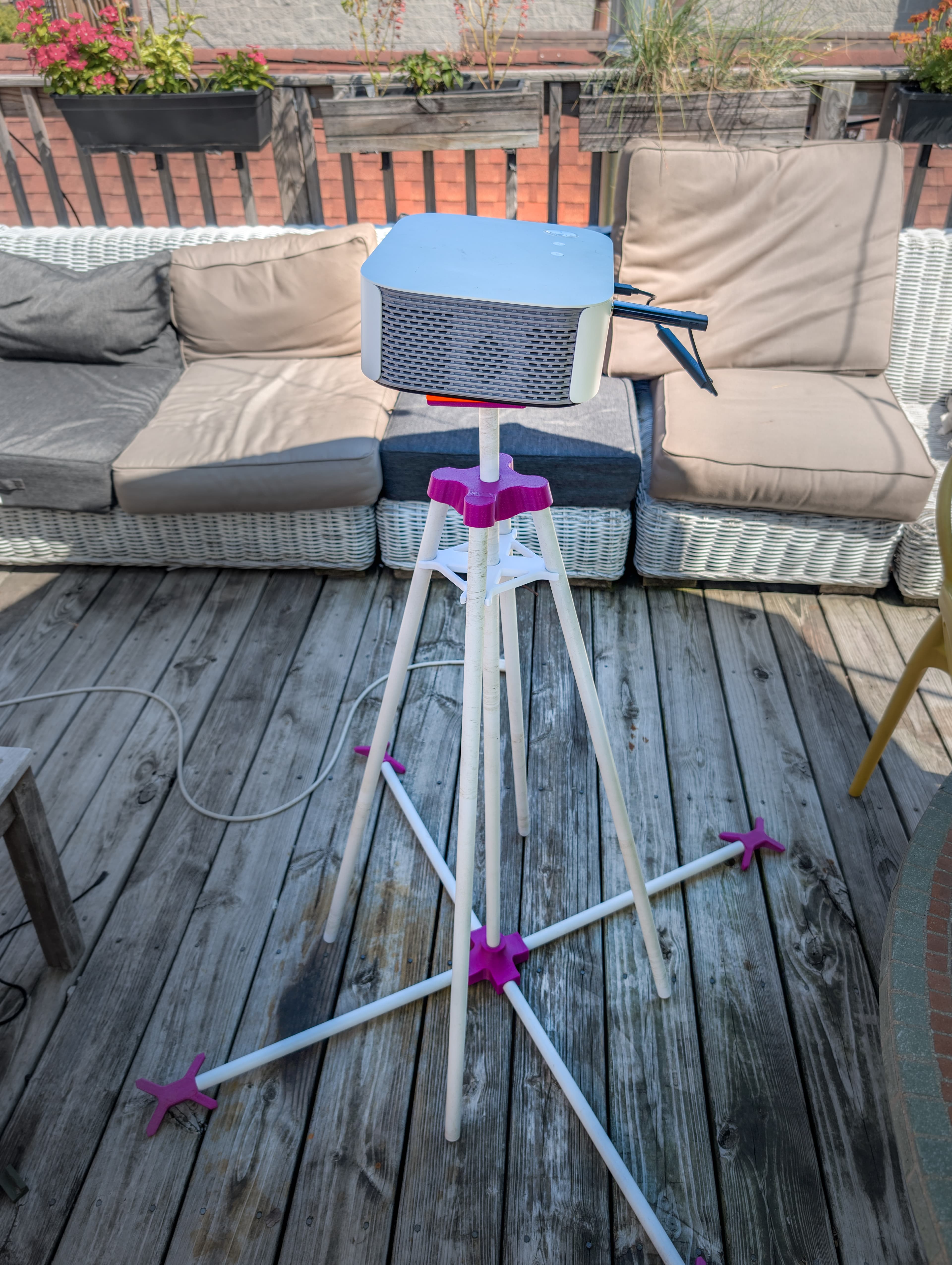 Outdoor PVC Projector Stand V2 3d model