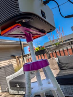Outdoor PVC Projector Stand V2 3d model