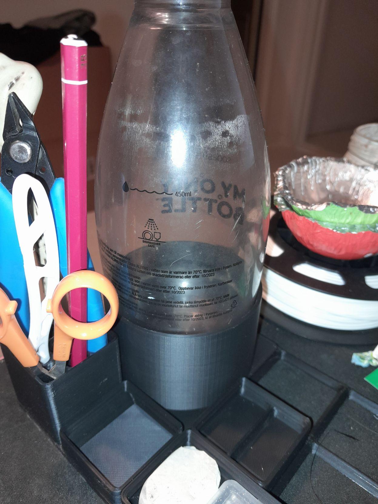 gridfinity bottle holder for sodastream bottles 2x2 3d model