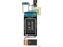 RF24 Remote With TFT LCD Touchscreen 3d model