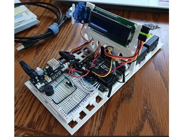 RF24 Remote With TFT LCD Touchscreen 3d model