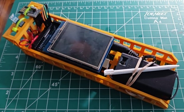 RF24 Remote With TFT LCD Touchscreen 3d model