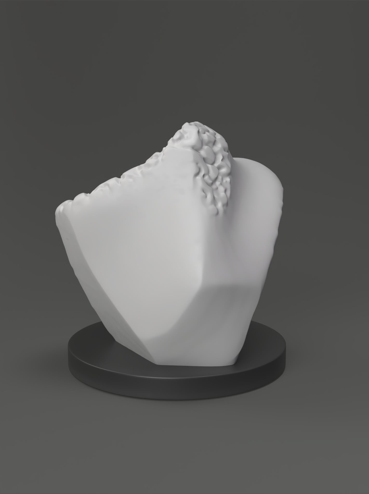 Deformed Rocky Planter Texturized 3d model