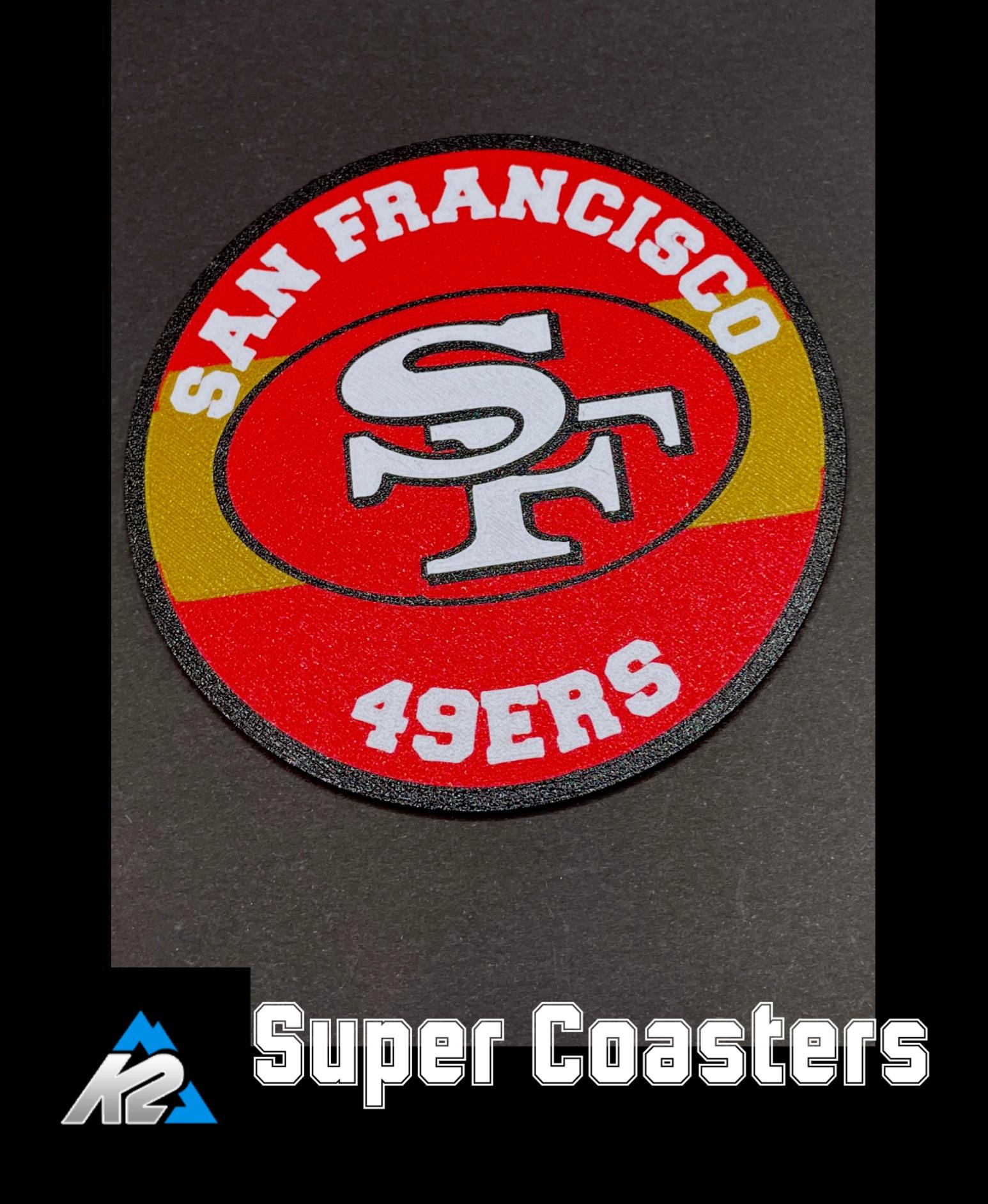 San Francisco 49ers - Bambu Coaster 3d model