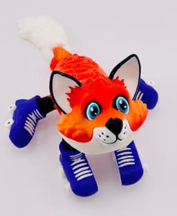Fox Roller Skate Flexi 3d model