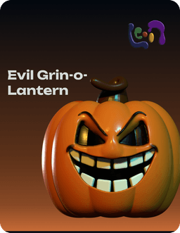 Evil Grin-o-Lantern 3d model