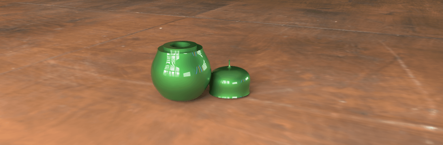 Pear toothpick holder 3d model