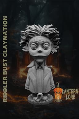Riddler Bust Claymation (Pre Supported) 3d model