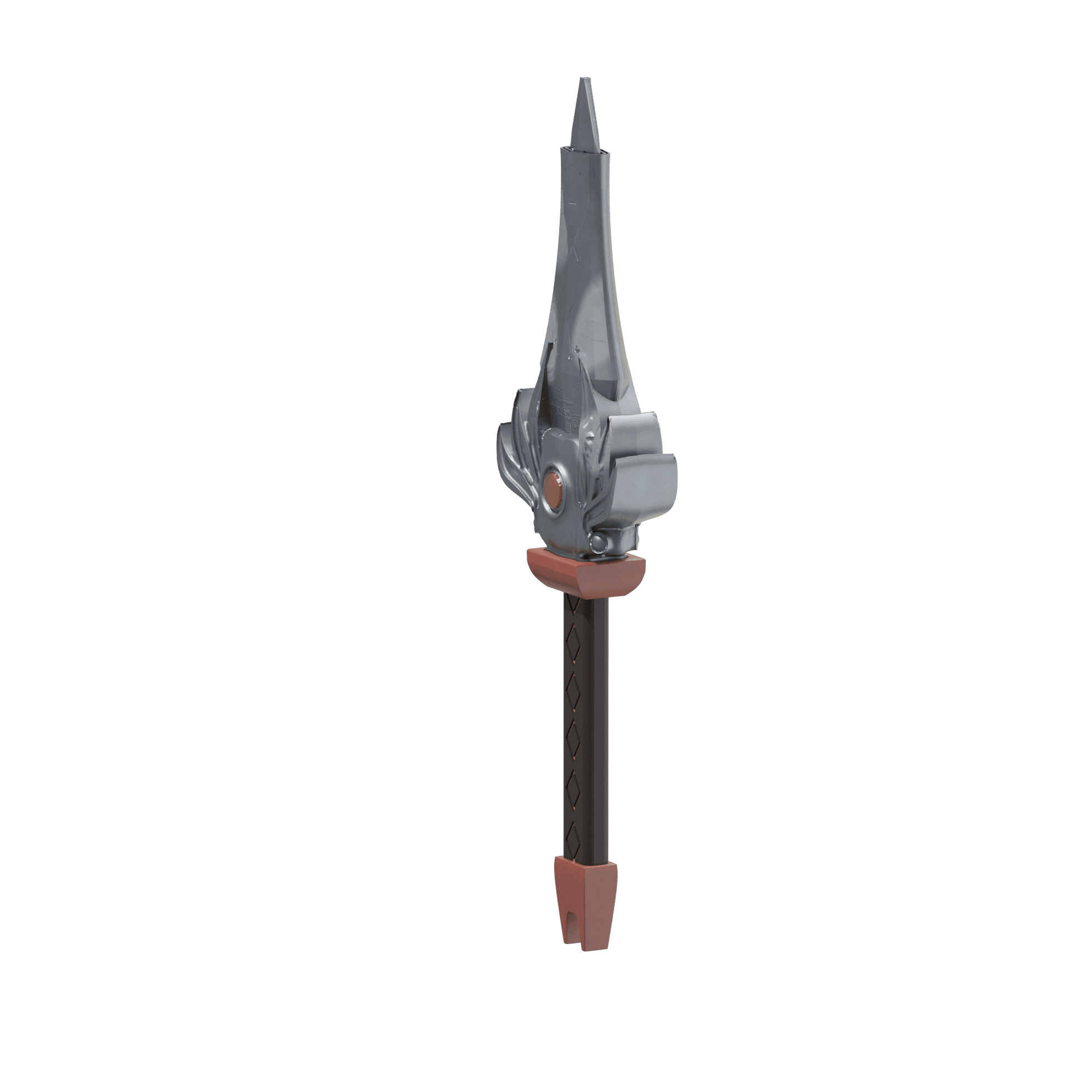 Red Ranger Collapsing Sword 3d model