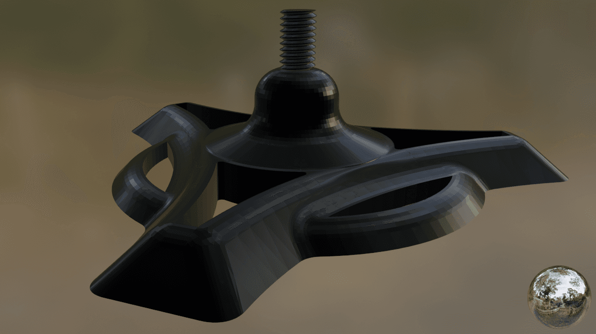 microphone Stand 3d model