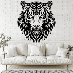 Tiger Head 2D Wall Art/Window Art 3d model