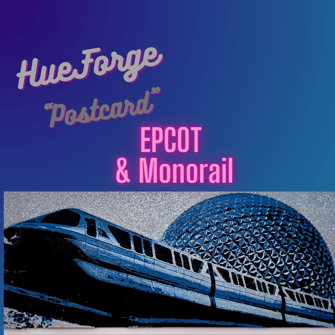 EPCOT Monorail HueForge 3d model