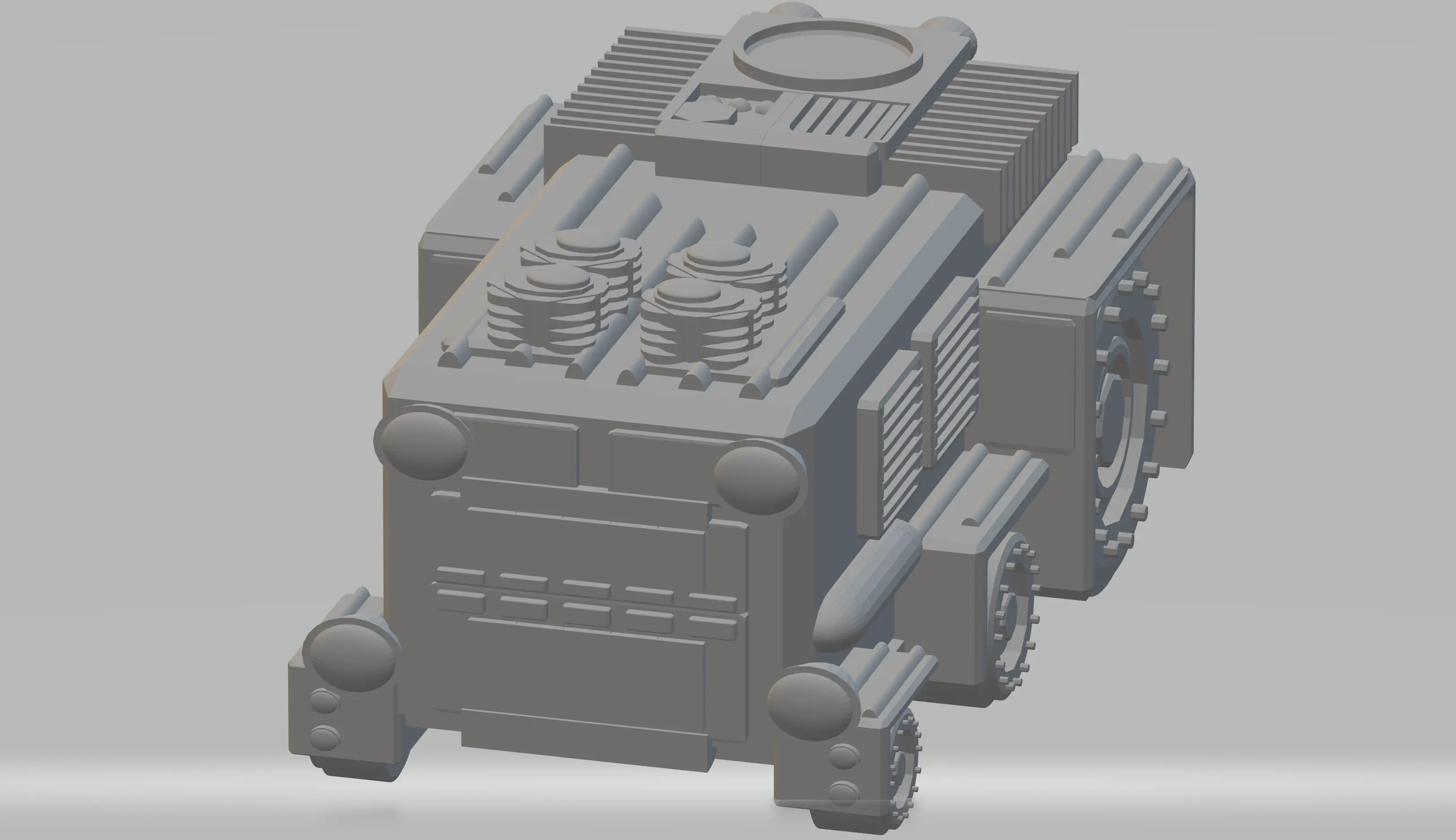 FHW: Rail cult crew car v2 (BoD) 3d model