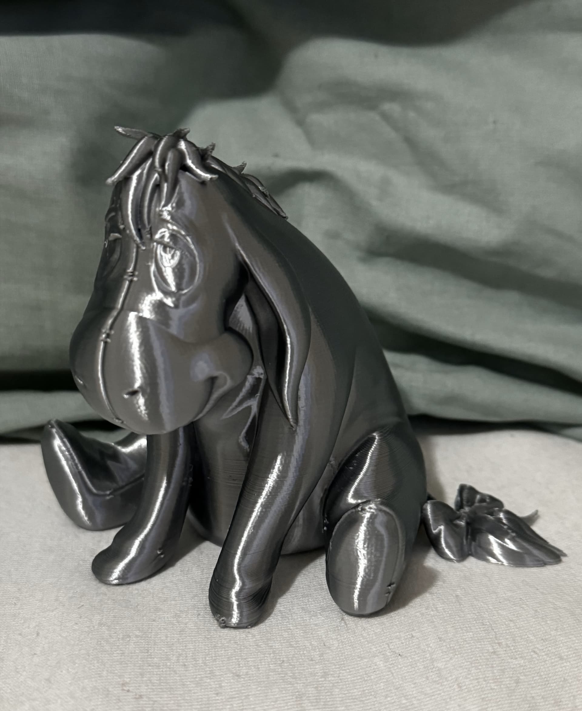 Printed with Ziro silver silk PLA