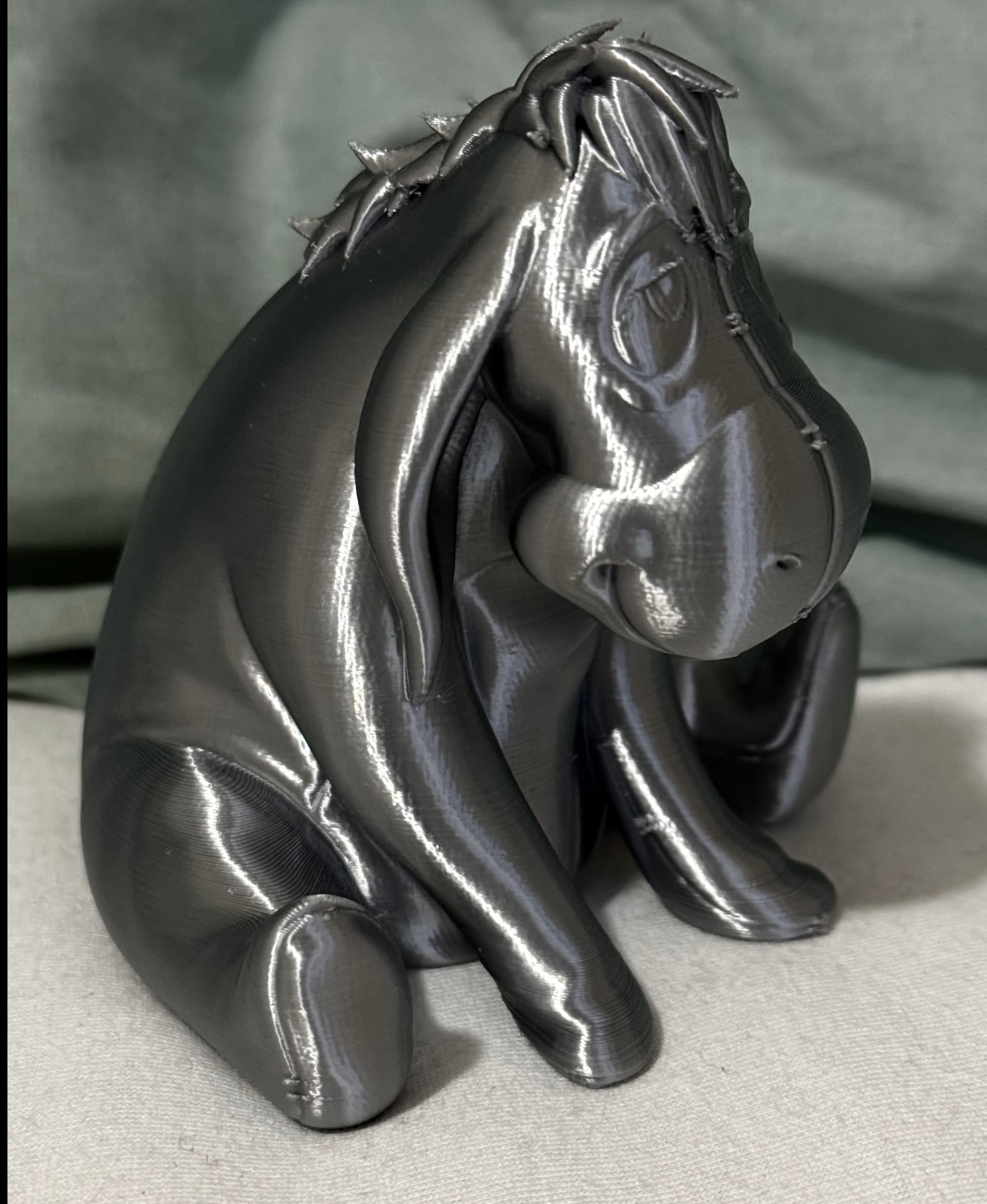 Printed with Ziro silver silk PLA