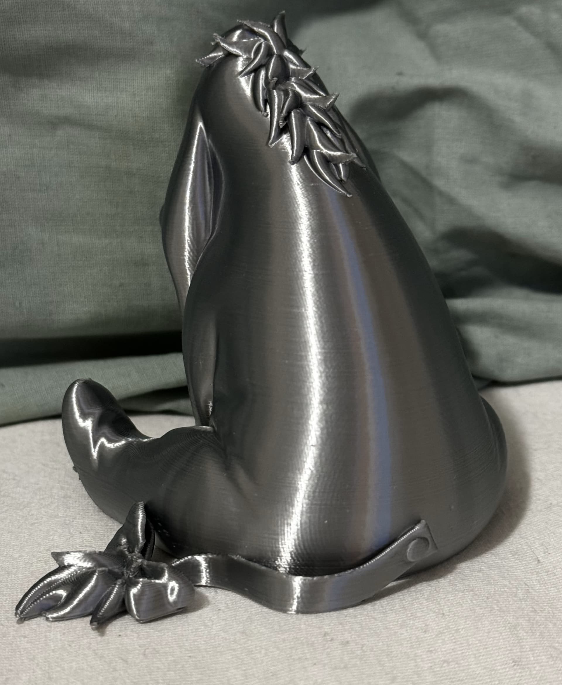 Printed with Ziro silver silk PLA