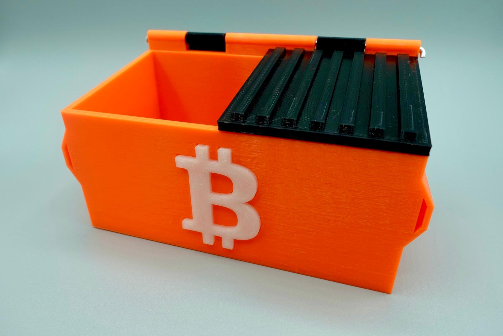 Bitcoin Dumpster 3d model