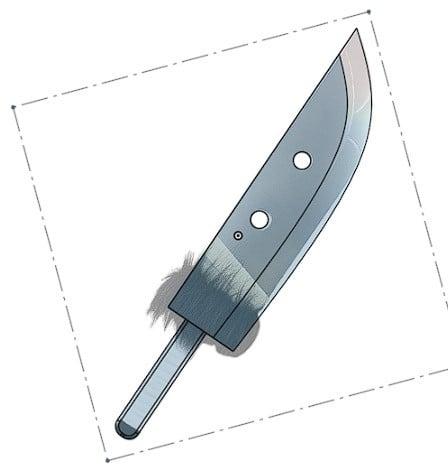  Itadori Yuji dagger 3d model