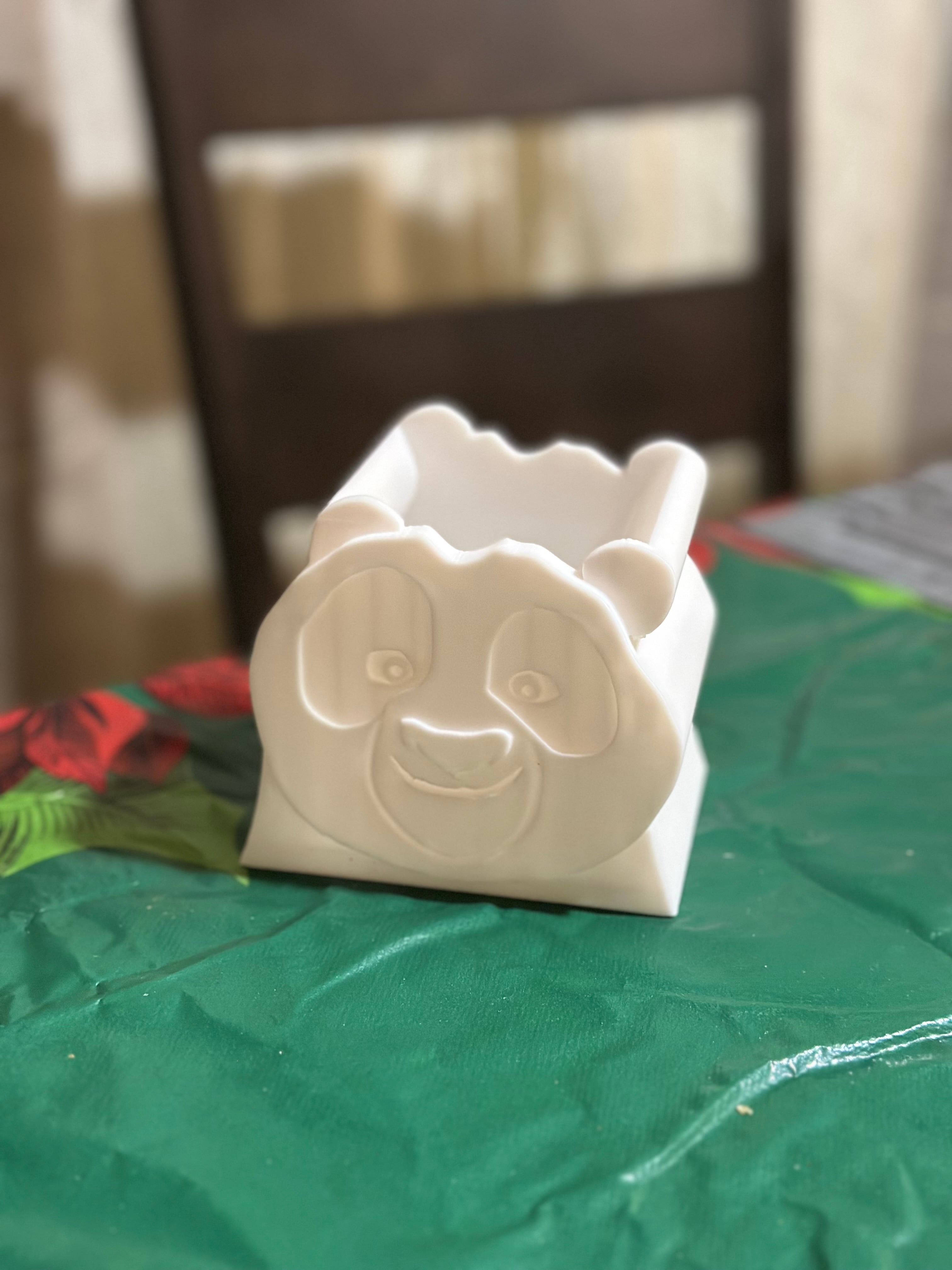 Kung Fu Panda Pencil Holder 3d model