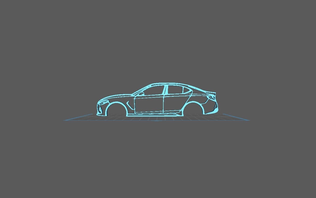 Genesis - G70 Wall Art 3d model