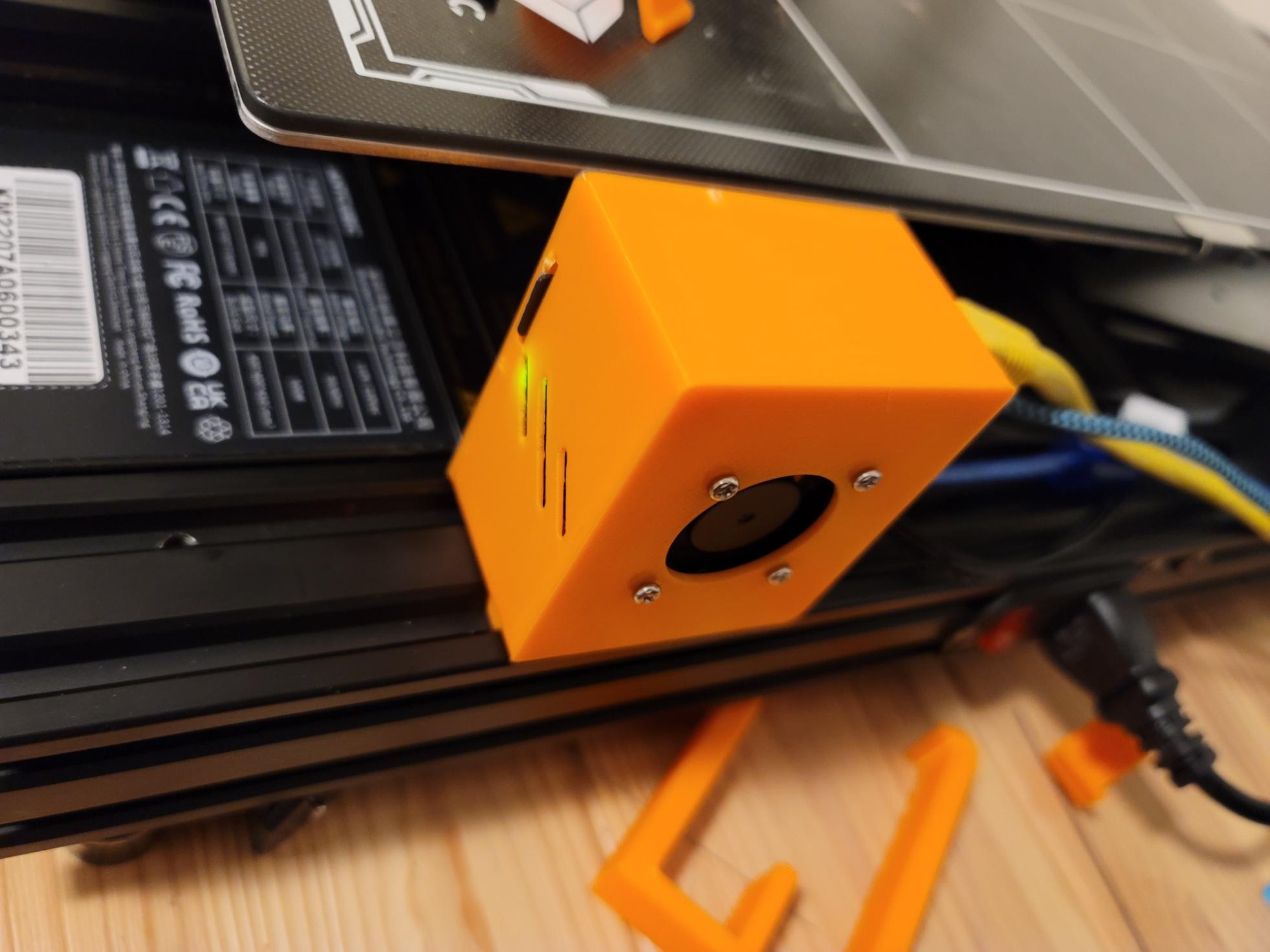 OrangePi Zero 2 Case w/ Fan and 2040 Extrusion Mount 3d model
