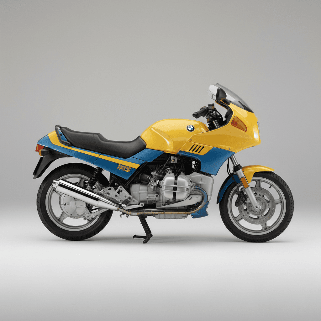 BMW K1 Futuristic Sport Motorcycle 3d model