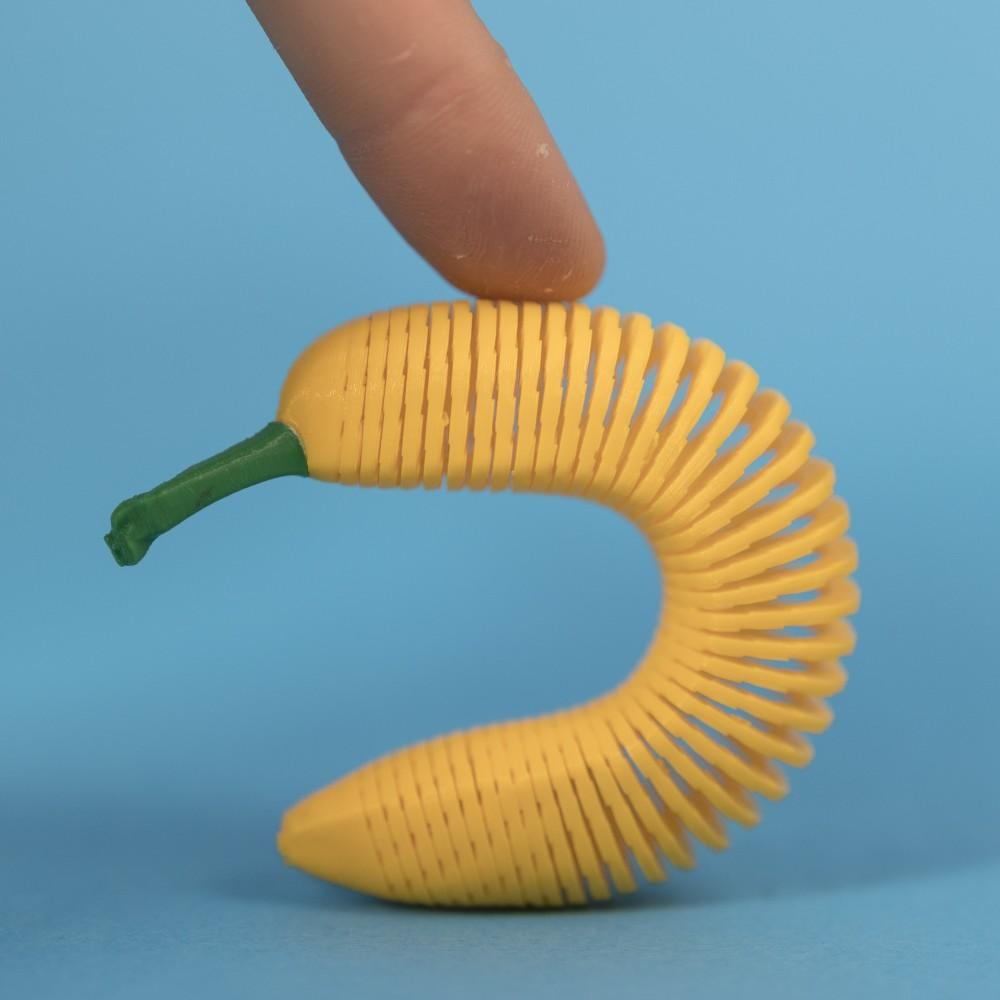 Small Banana Springo // Fruit Springos 3d model