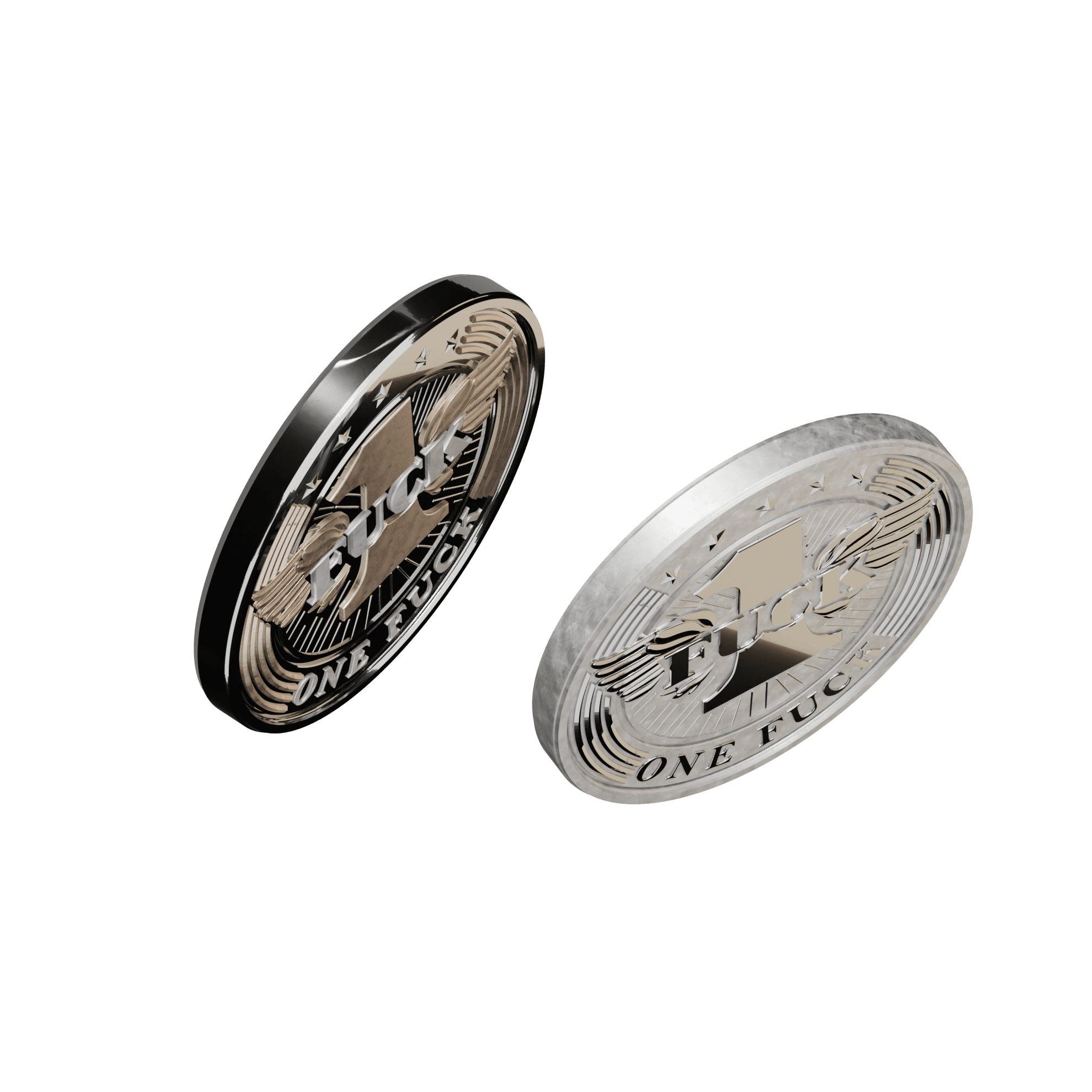 Fuck Coin 3d model