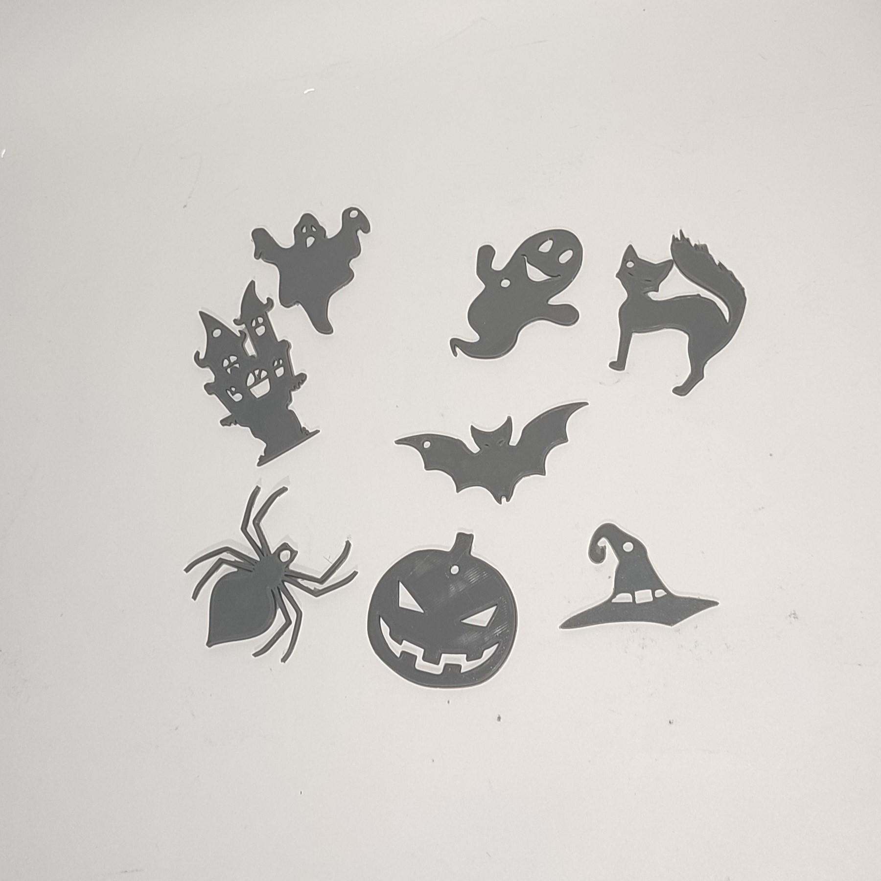 Halloween Stickers 3d model