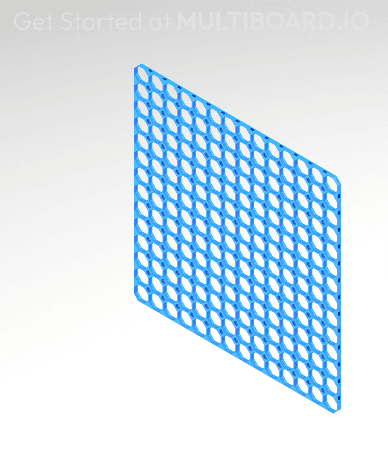14x14 MU - MultiBoard Octagon Plate 3d model