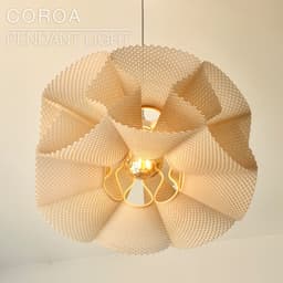 COROA | pendant light E27/E26 3d model