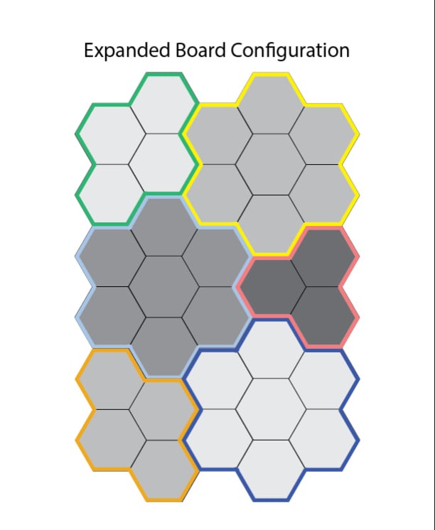 Hextraction Board - Drafted Walls 3d model