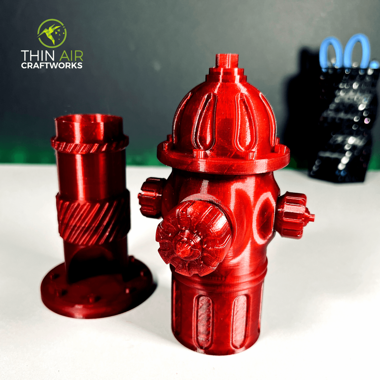 Fire Hydrant Stash Container 3d model