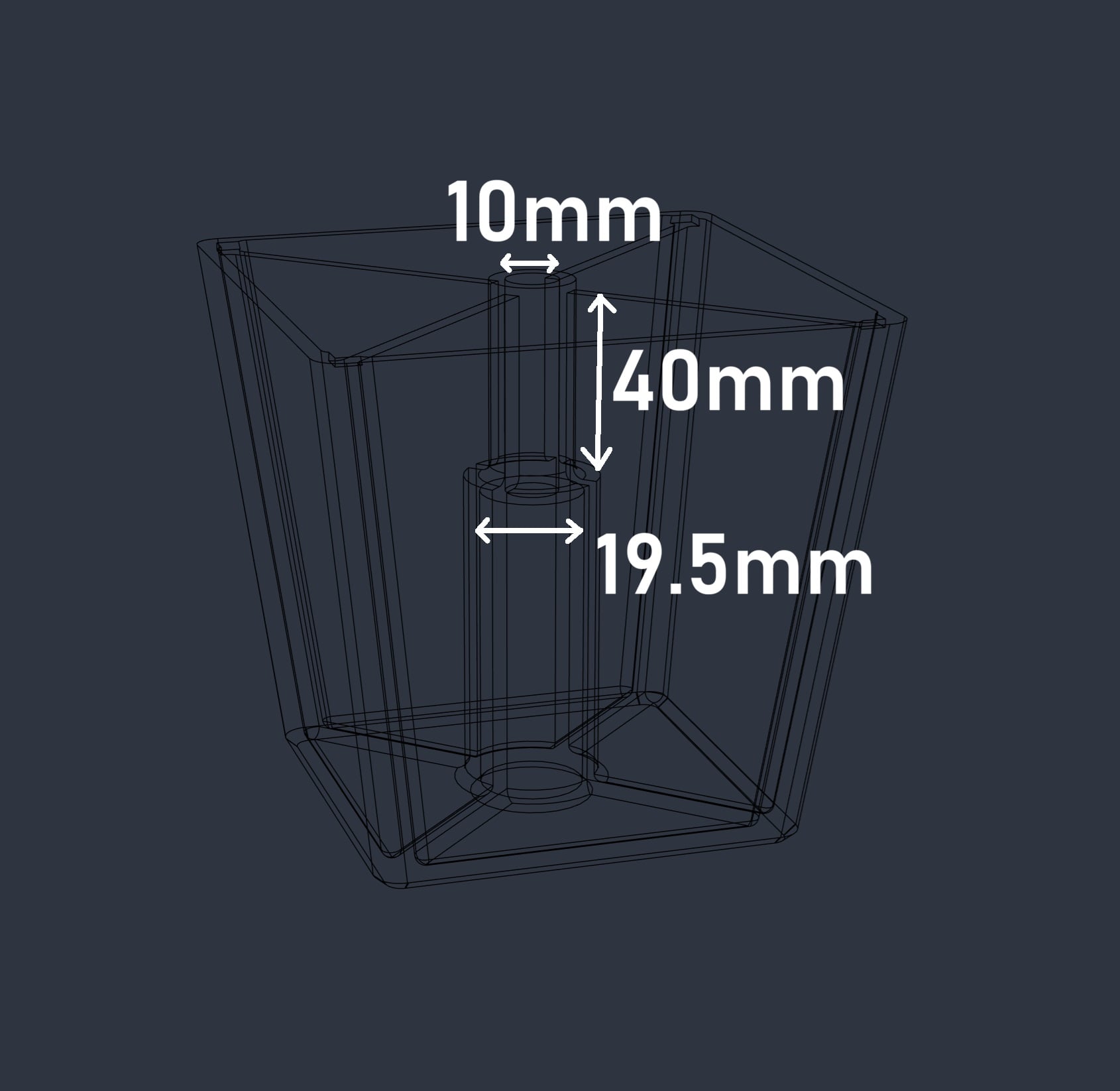 Universal Furniture Leg 3d model