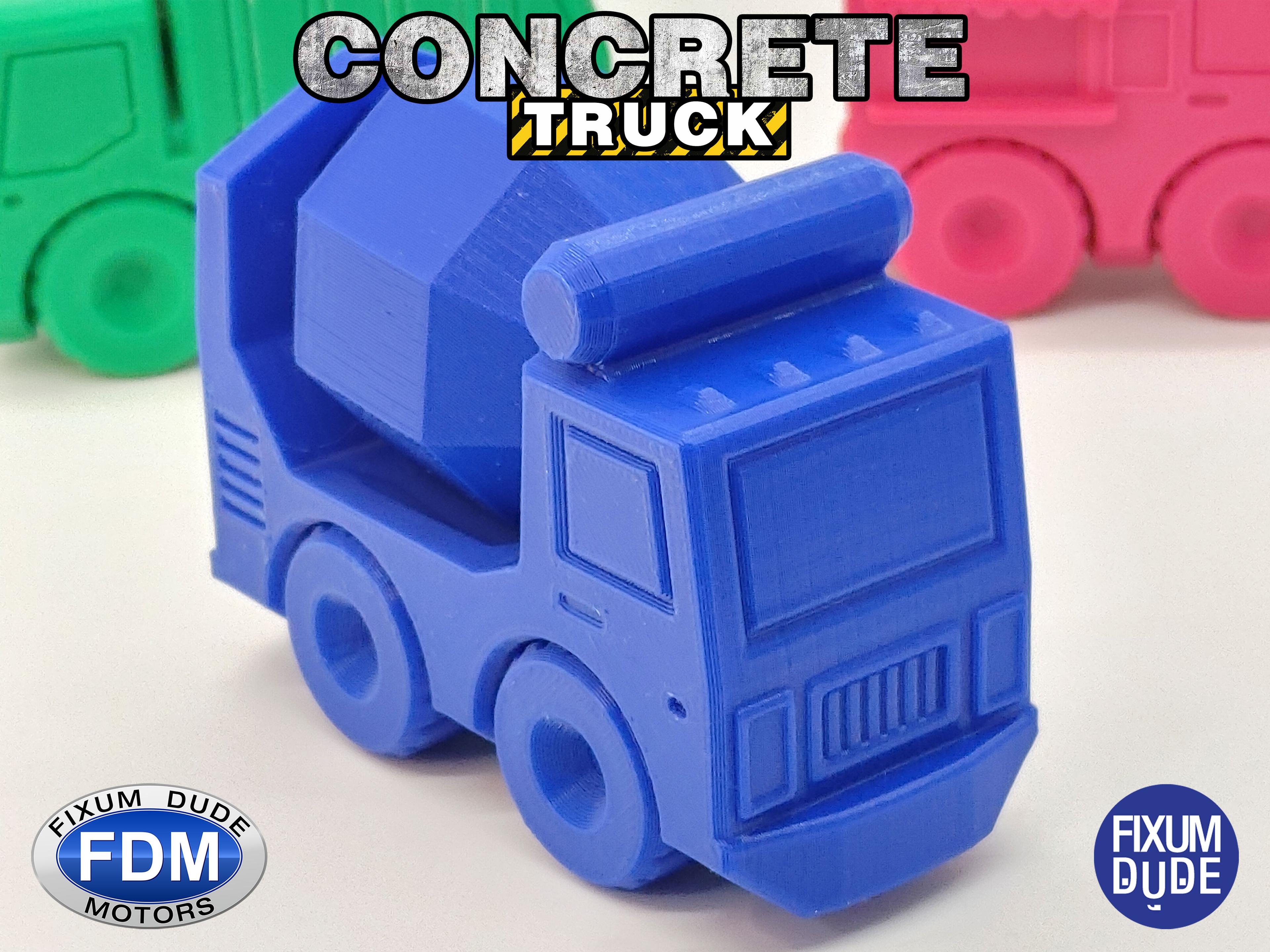 Fixum Dude Motors PiP Concrete Truck 3d model
