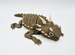 FLEXI HORNED LIZARD 3d model