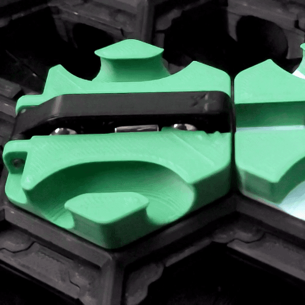 Hextraction Kickback Tile 3d model