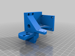 Biqu H2 Artillery Sidewinder X1 v4 mount 3d model