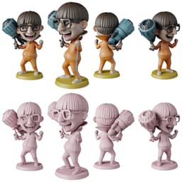 Despicable Me Minions STL Files - Gru Minions - Villain Family 3D Print Models 3d model