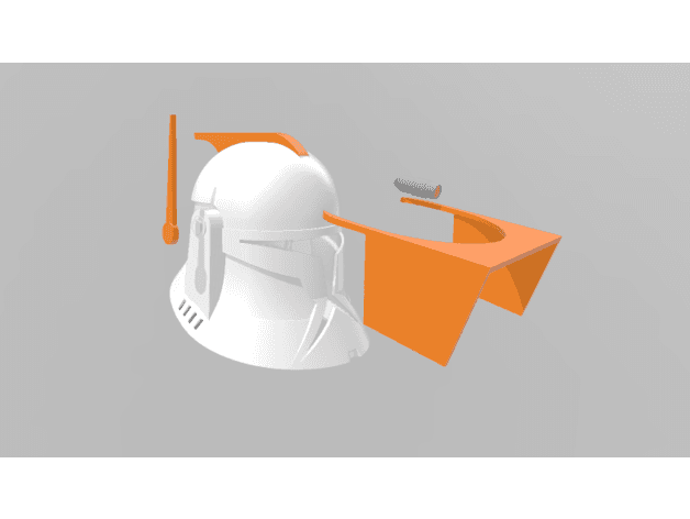 Phase 1 Commander Cody(Animated style) 3d model