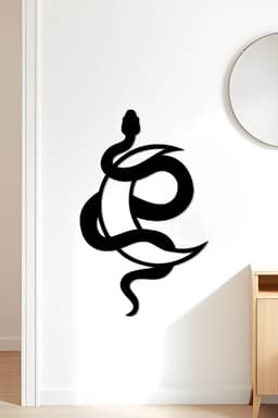 Snake Wall Art, Wall Decor, Home Decor 3d model