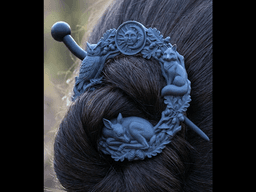 Hair_Brooch_004.3mf 3d model