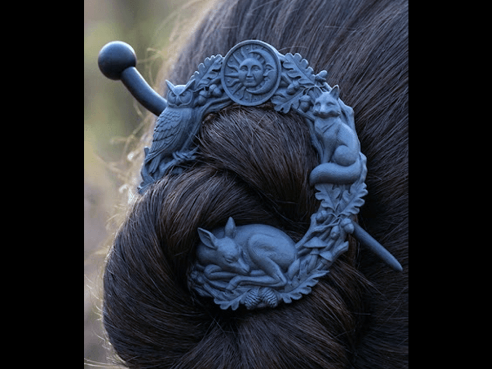 Hair_Brooch_004.3mf 3d model