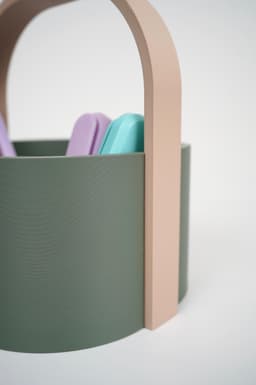 TANDIS MINI – Minimalist Organizer Pen Caddy with a Handle 3d model
