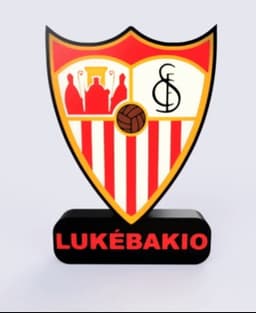 Sevilla F.C. Sign – LED Strip Compatible 3d model