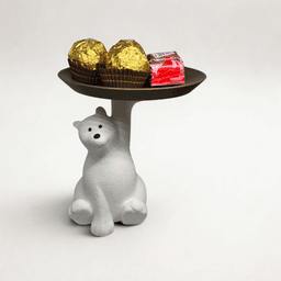 POLAR BEAR WITH TABLET / MOTHERSDAY + CANDY EDITION (POLAR BUDDYS) 3d model
