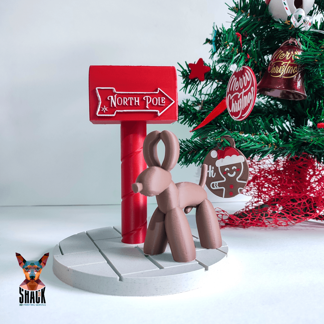 Balloon Dog - Christmas Edition! 3d model