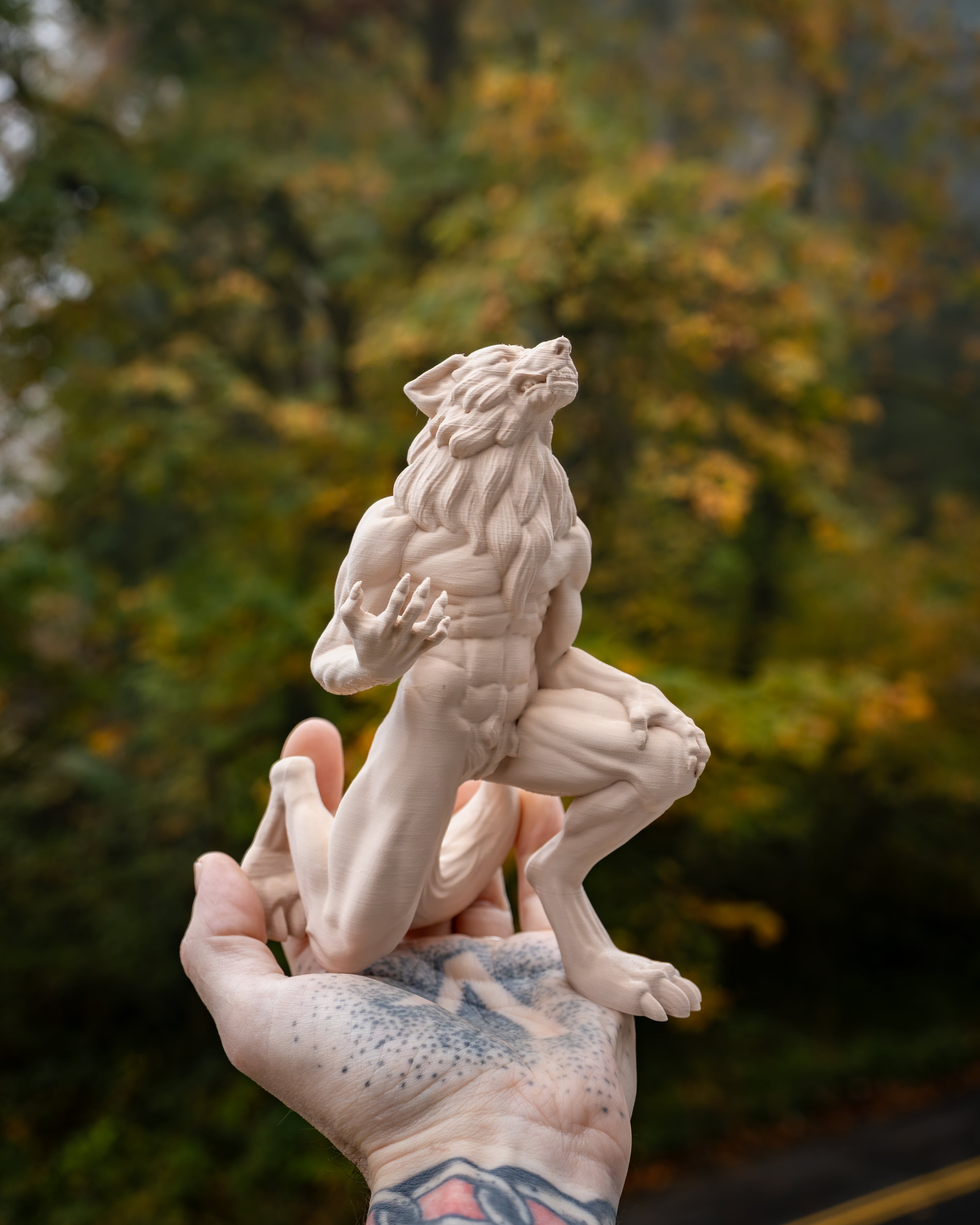 Howling Werewolf - Halloween 2024 Fabled Creatures Release! 3d model